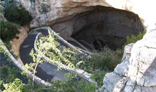 Carlesbad Cave Natural Entrance