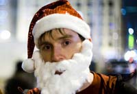 Daniel Dixon in Santa Hat